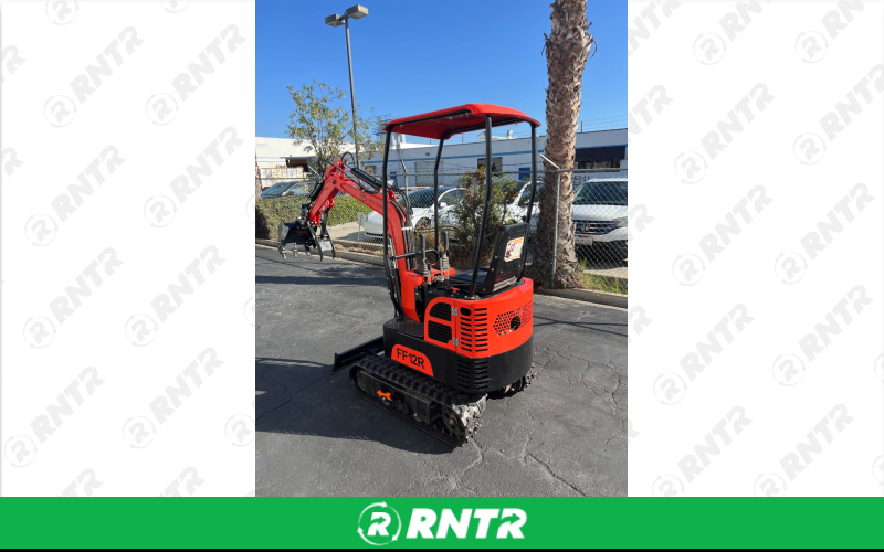 FF Industrial FF12R Mini Excavator – For rent in Santa Ana, California – Mighty Machine Rentals | RNTR.com – Image 2 of 8