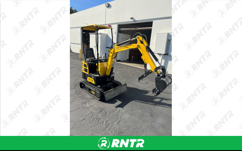 FF Industrial FF12R Mini Excavator – For rent in Santa Ana, California – Mighty Machine Rentals | RNTR.com – Image 3 of 8