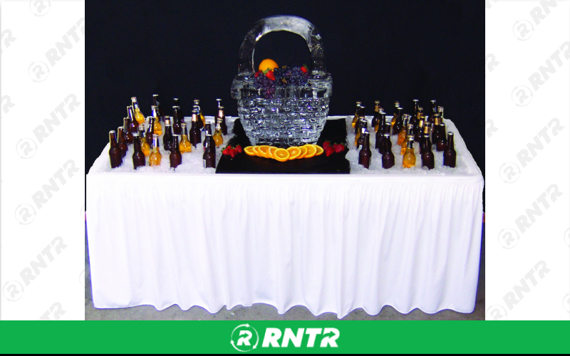 Generic Fill & Chill Table Deluxe - 6' - 3 Sections with Platform – For rent in Howell, New Jersey – Mr. Happy Party Rentals | RNTR.com – Image 3 of 3