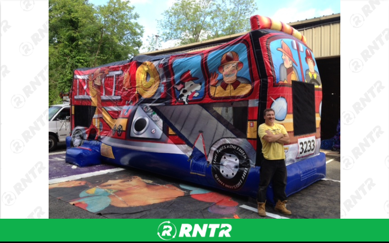 Generic Fire Truck 3 in 1 Combo -  Dry or Wet (Wet add $50) – For rent in howell, new-jersey – Mr. Happy Party Rentals | RNTR.com – Image 1