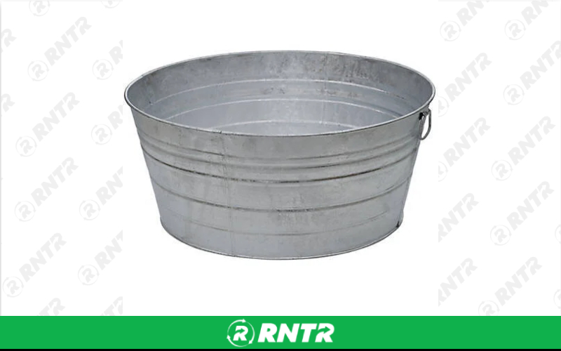 Generic Galvanized 10 Gallon Tub – For rent in hermitage, tennessee – Chief Rental Inc. | RNTR.com – Image 1