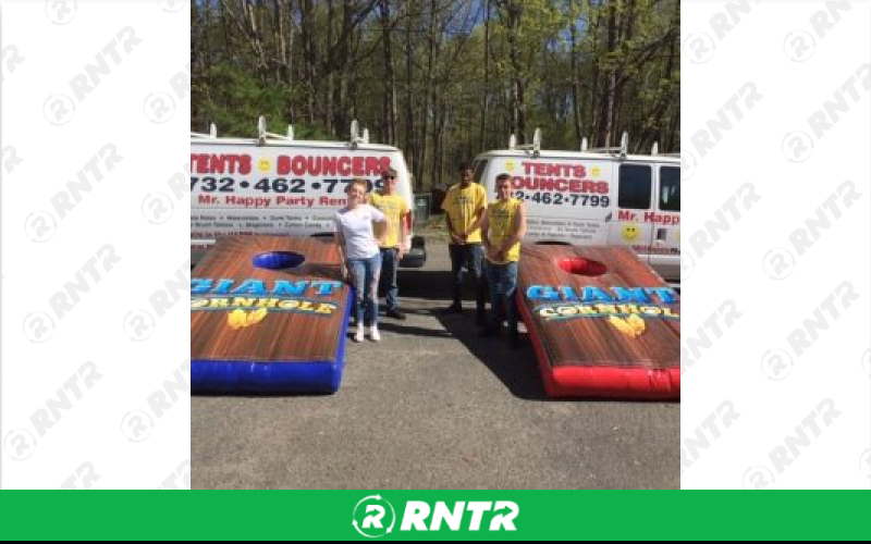 Generic Giant Corn Hole – For rent in howell, new-jersey – Mr. Happy Party Rentals | RNTR.com – Image 1