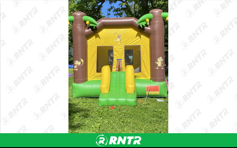 Green Bounce house Green Bounce House – For rent in Kansas City, Kansas – Enchanted Party Rentals  | RNTR.com – Image 3 of 3