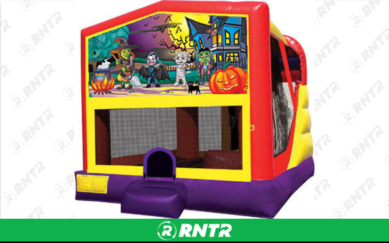 Generic Halloween Bounce House With Slide (16 x 21) – For rent in Vancouver, Washington – Bounce-n-Battle | RNTR.com – Image 1 of 1