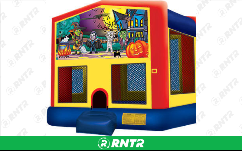 Generic Halloween Themed Bounce House (13 x 13) – For rent in Vancouver, Washington – Bounce-n-Battle | RNTR.com – Image 1 of 1