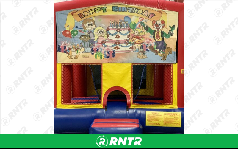 Generic Happy Birthday Banner – For rent in mangonia-park, florida – kids bounce 4 fun | RNTR.com – Image 1