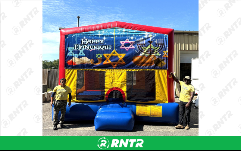 Generic Happy Hanukkah 15x18 Combo – For rent in howell, new-jersey – Mr. Happy Party Rentals | RNTR.com – Image 1