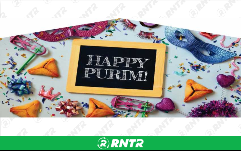 Generic Happy Purim Super Combo w/slide -  BB hoop and obsta – For rent in howell, new-jersey – Mr. Happy Party Rentals | RNTR.com – Image 1