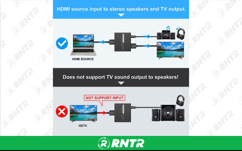 Generic HDMI SOUND SPLITTER – For rent in Edmonds, Washington – Miller\\\'s Equipment and Rent-All inc. | RNTR.com – Image 2 of 3
