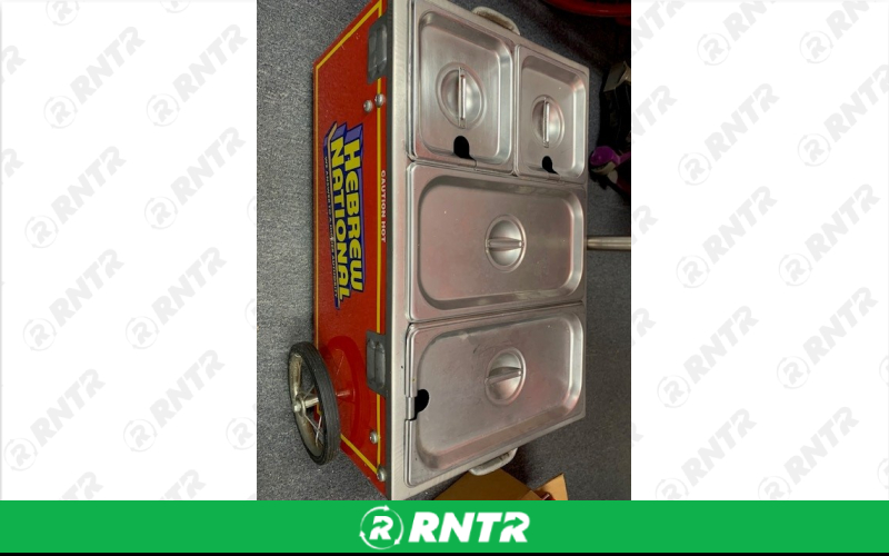 Generic Hot Dog Cart -  Table Top 4 -  Hebrew National – For rent in Howell, New Jersey – Mr. Happy Party Rentals | RNTR.com – Image 3 of 3