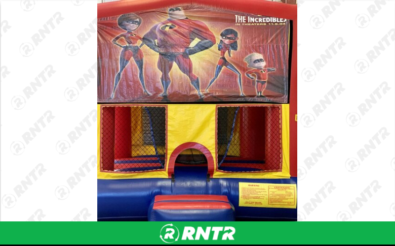 Generic Incredibles Banner – For rent in mangonia-park, florida – kids bounce 4 fun | RNTR.com – Image 1