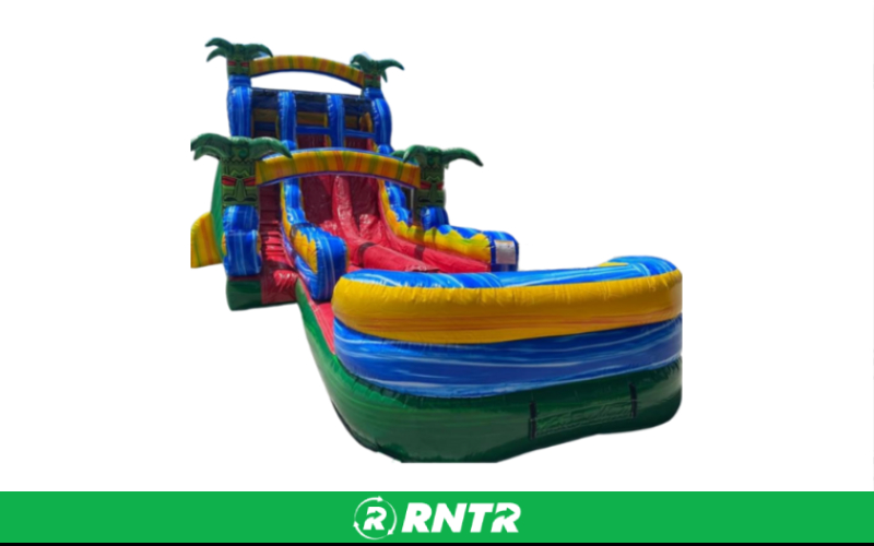 Generic Island Revenge Dual Lane Slide – For rent in chattanooga, tennessee – Edgeway Events | RNTR.com – Image 1