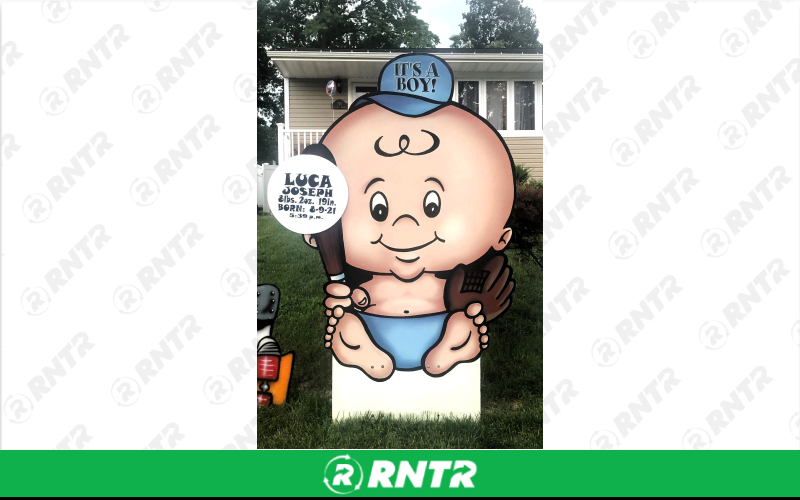 Generic It's A Boy! Baby Announcement – For rent in howell, new-jersey – Mr. Happy Party Rentals | RNTR.com – Image 1