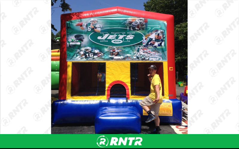 Generic Jets Bounce House – For rent in howell, new-jersey – Mr. Happy Party Rentals | RNTR.com – Image 1