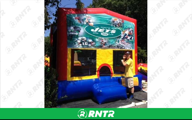 Generic Jets Combo w/slide and BB hoop – For rent in howell, new-jersey – Mr. Happy Party Rentals | RNTR.com – Image 1