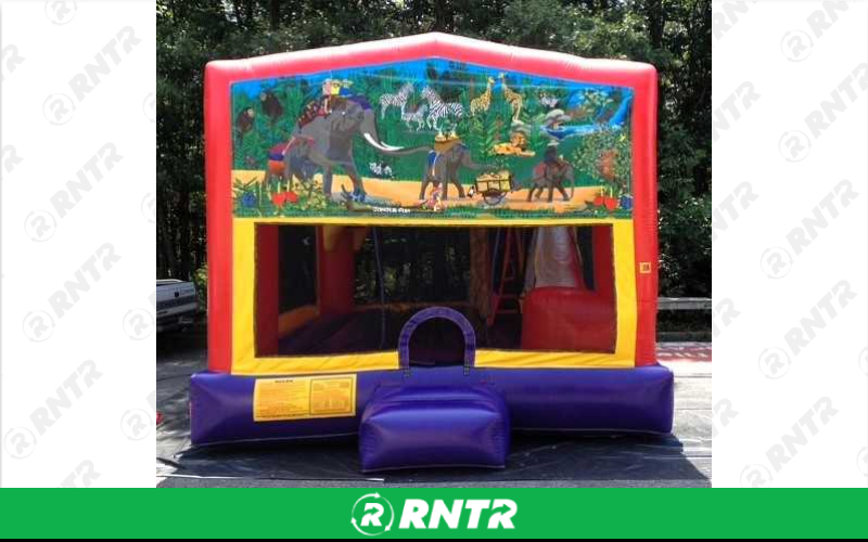 Generic Jungle 15x15 Bounce House – For rent in howell, new-jersey – Mr. Happy Party Rentals | RNTR.com – Image 1