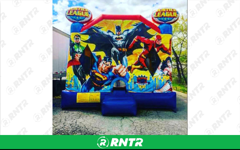N-Flatables Justice League Combo Inflatable – For rent in hermitage, tennessee – Chief Rental Inc. | RNTR.com – Image 1