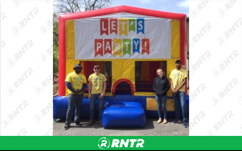 Generic Let's Party Bounce House – For rent in howell, new-jersey – Mr. Happy Party Rentals | RNTR.com – Image 1