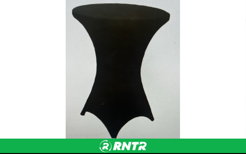 Generic LINEN - COCKTAIL SPANDEX TABLE COVER BLACK - STOCK – For rent in bayonne, new-jersey – Resnicks Party Rental | RNTR.com – Image 1