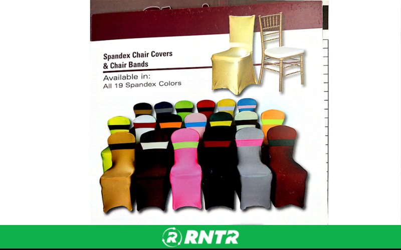 Generic LINEN-SPANDEX CHAIR COVER - BLACK - STOCK – For rent in bayonne, new-jersey – Resnicks Party Rental | RNTR.com – Image 1
