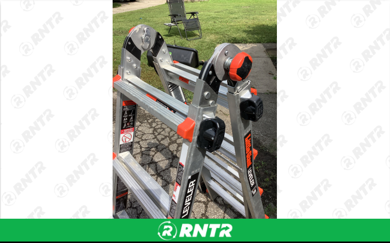 Little Giant Little Giant Ladders Leveler M17 w. Leg Levelers 18-ft Reach Type 1A - 300 lbs. Load Capacity – For rent in Avon, Indiana – Homefront Tools | RNTR.com – Image 3 of 3