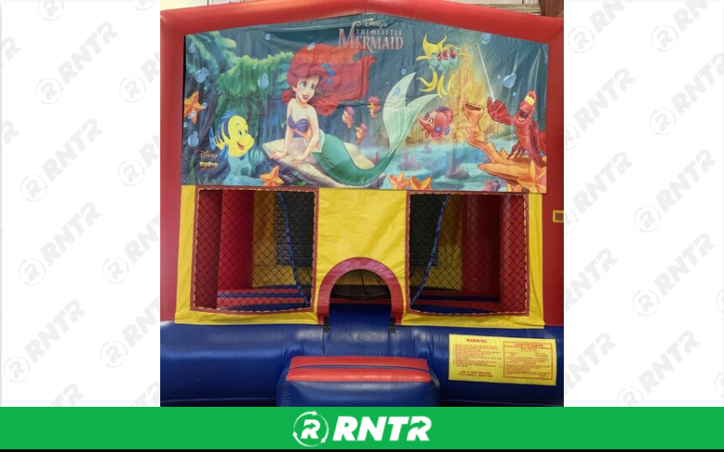 Generic Little Mermaid banner – For rent in mangonia-park, florida – kids bounce 4 fun | RNTR.com – Image 1