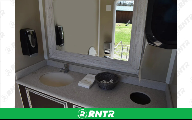 Generic Luxury Porta-Potty Pull Behind Trailer w/ AC/Heat - 2 Stall – For rent in hermitage, tennessee – Chief Rental Inc. | RNTR.com – Image 1