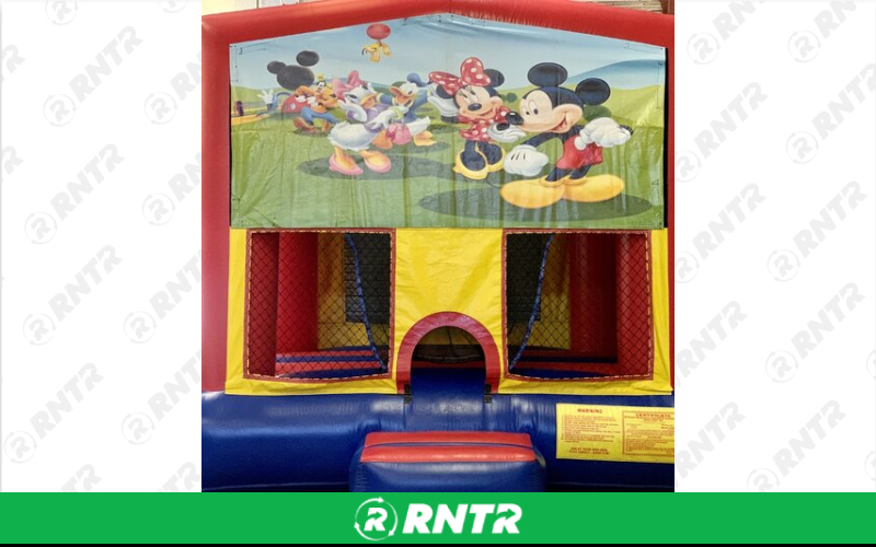 Generic Mickey & Friends Banner – For rent in mangonia-park, florida – kids bounce 4 fun | RNTR.com – Image 1