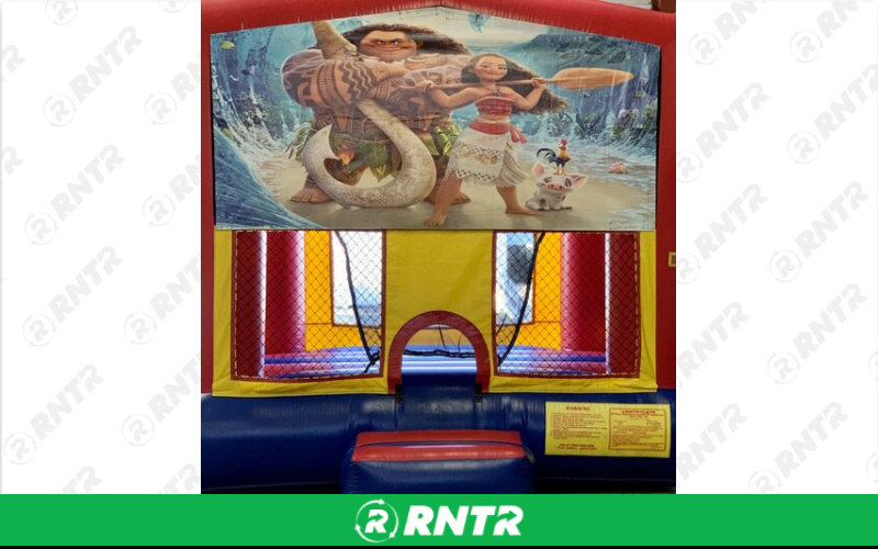 Generic Moana banner – For rent in mangonia-park, florida – kids bounce 4 fun | RNTR.com – Image 1
