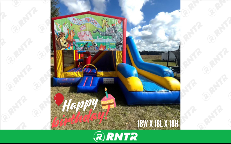 Generic Neutral 5 in 1 Combo 18W x 18L x 18H - Happy Birthday – For rent in sarasota, florida – Joyland Rentals | RNTR.com – Image 1