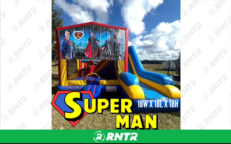 Generic Neutral 5 in 1 Combo 18W x 18L x 18H - Superman – For rent in sarasota, florida – Joyland Rentals | RNTR.com – Image 1