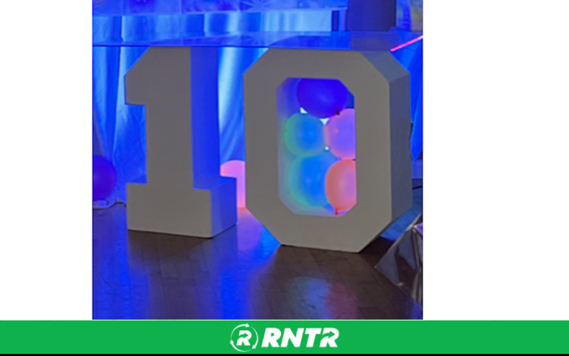 Generic NUMBERS-LETTERS  - 30in TALL w/PLEXI tabletop – For rent in bayonne, new-jersey – Resnicks Party Rental | RNTR.com – Image 1