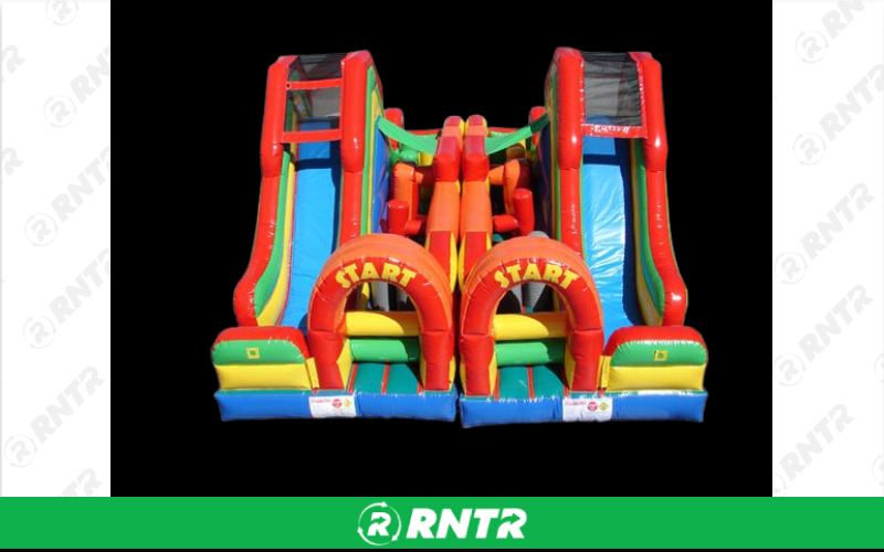 Generic Obstacle Fun Challenge Dual Lap – For rent in mangonia-park, florida – kids bounce 4 fun | RNTR.com – Image 1