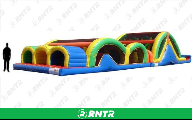 Generic Obstacle Mega Thrill 3 Lanes – For rent in mangonia-park, florida – kids bounce 4 fun | RNTR.com – Image 1