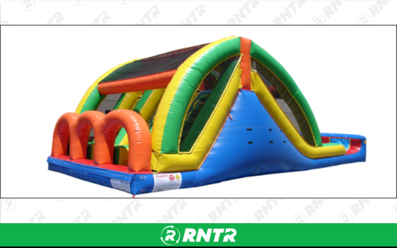 Generic Obstacle Slide Thrill 3 Lanes – For rent in mangonia-park, florida – kids bounce 4 fun | RNTR.com – Image 1
