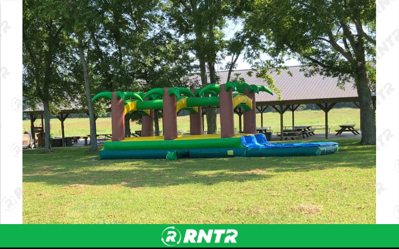 N-Flatables Palm Tree Water Slip & Slide w/ Wading Pool – For rent in hermitage, tennessee – Chief Rental Inc. | RNTR.com – Image 1