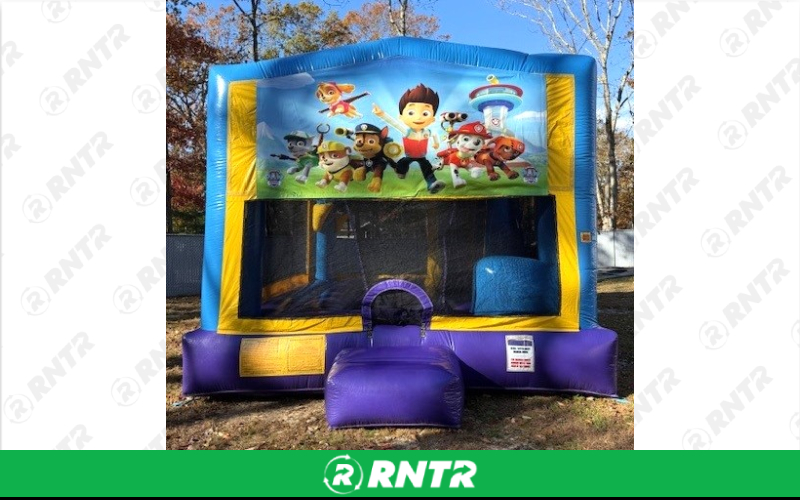 Generic Paw Patrol Combo w/slide & BB hoop – For rent in howell, new-jersey – Mr. Happy Party Rentals | RNTR.com – Image 1