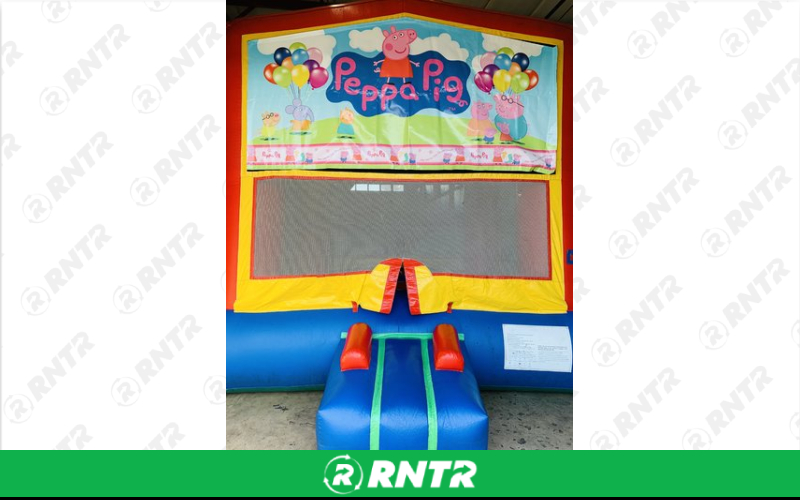 Generic Peppa Pig Banner – For rent in mangonia-park, florida – kids bounce 4 fun | RNTR.com – Image 1