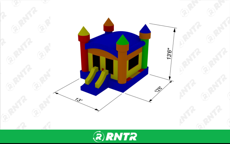 Pink Bounce house Pink Bounce Hoise – For rent in kansas-city, kansas – Enchanted Party Rentals  | RNTR.com – Image 1