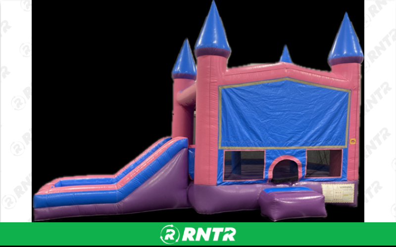 Generic Pink Castle Combo Bounce House – For rent in little-rock, arkansas – Mr Calvins Bouncers | RNTR.com – Image 1