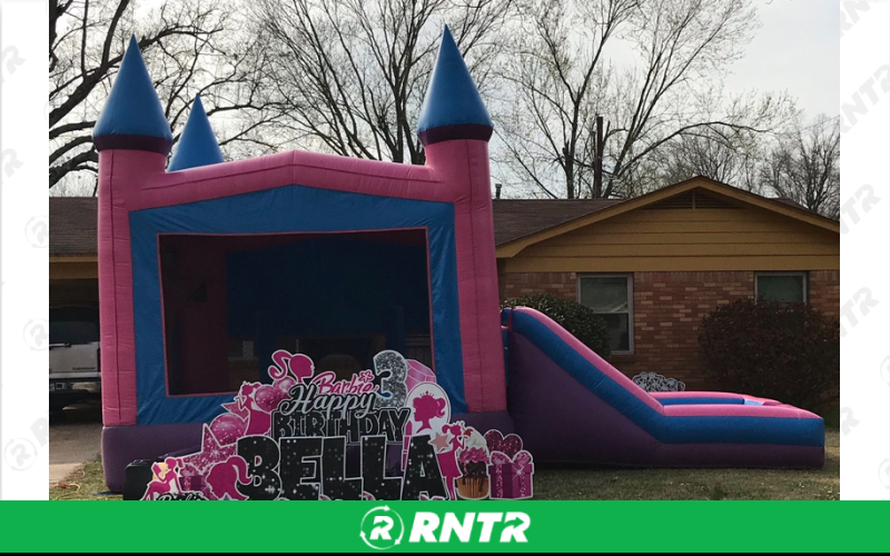 Generic Pink Castle Combo Bounce House – For rent in Little Rock, Arkansas – Mr Calvins Bouncers | RNTR.com – Image 3 of 3