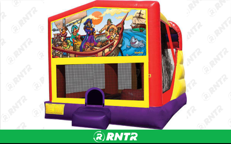 Generic Pirate Bounce House with Slide (16 x 21) – For rent in Vancouver, Washington – Bounce-n-Battle | RNTR.com – Image 1 of 1