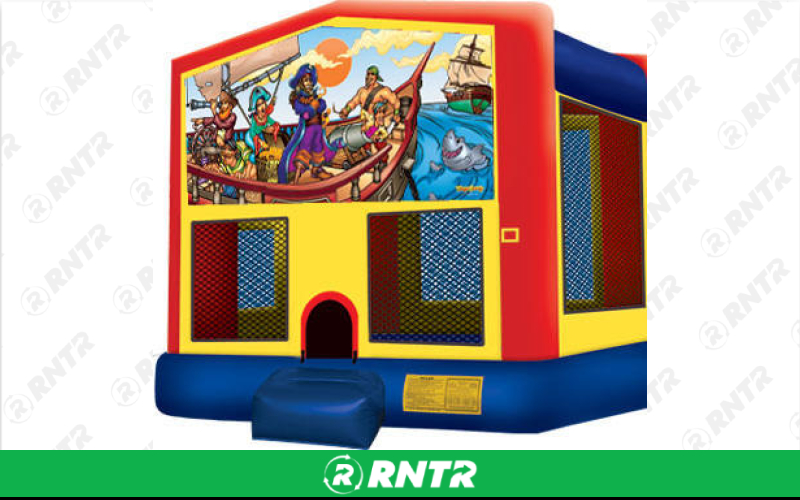 Generic Pirate themed Bounce House (13 x 13) – For rent in Vancouver, Washington – Bounce-n-Battle | RNTR.com – Image 1 of 1