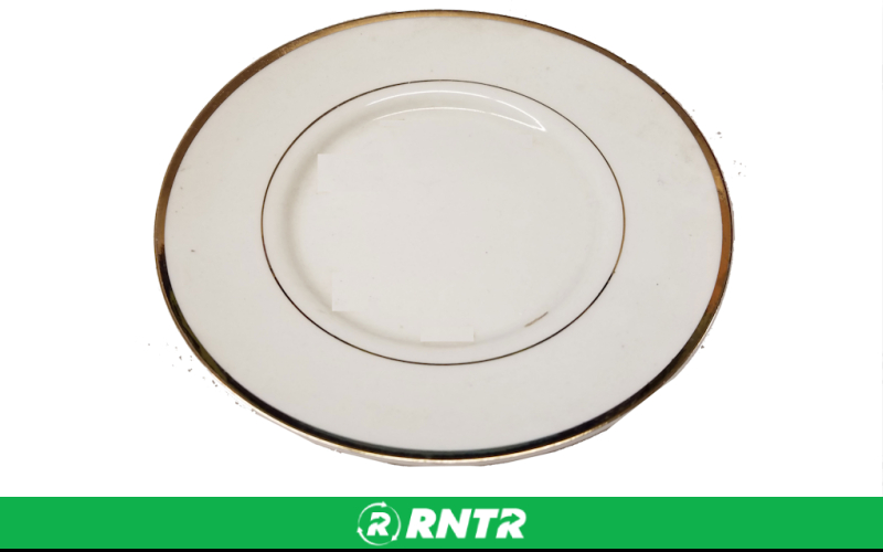 Generic PLATE-CUP &amp; SAUCER IVORY W/ GOLD TRIM (MUST ORDER QUANTITIES OF 30) – For rent in Bayonne, New Jersey – Resnicks Party Rental | RNTR.com – Image 2 of 2