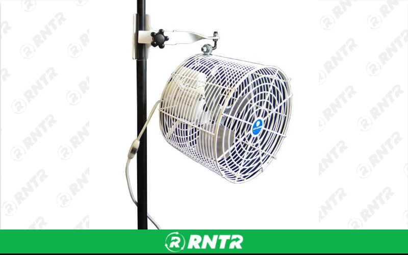Generic Pole Mounted Fan -  12" High Velocity – For rent in howell, new-jersey – Mr. Happy Party Rentals | RNTR.com – Image 1