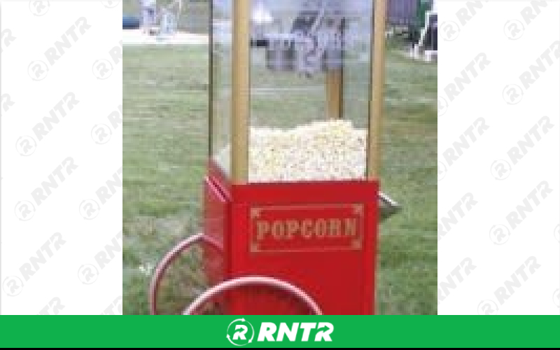 Generic Popcorn Machine with Cart -  Deluxe – For rent in howell, new-jersey – Mr. Happy Party Rentals | RNTR.com – Image 1