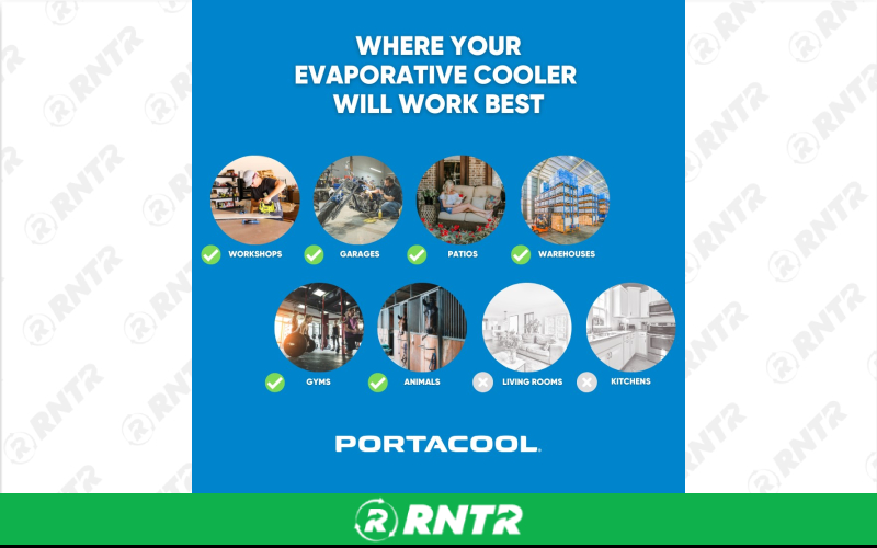 Generic Portable Evaporative Cooler -  Air Conditioner. Cooling where ever power is! – For rent in Howell, New Jersey – Mr. Happy Party Rentals | RNTR.com – Image 2 of 3