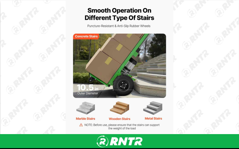 Vevor Powered Stair-Climbing Dolly (Hand Truck) – Heavy Duty – For rent in Kansas City, Missouri – Scott The Handyman LLC | RNTR.com – Image 2 of 4