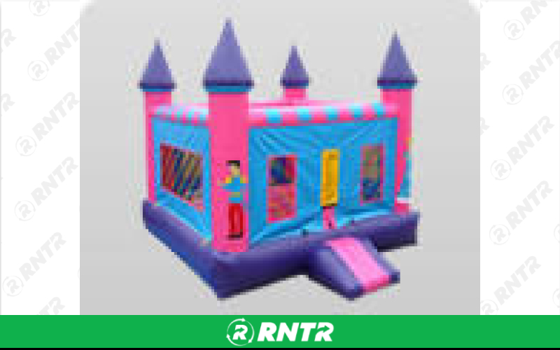 Generic PREMIUM Flat Top Princess Castle – For rent in mangonia-park, florida – kids bounce 4 fun | RNTR.com – Image 1