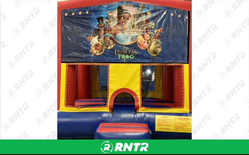 Generic Princess & the Frog Banner – For rent in mangonia-park, florida – kids bounce 4 fun | RNTR.com – Image 1
